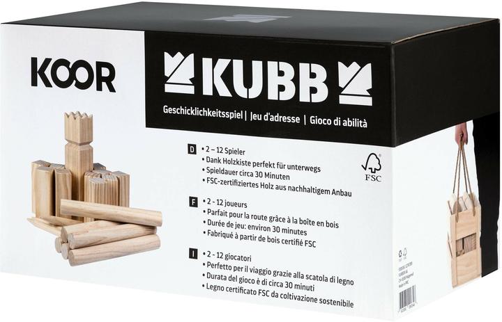Produktbild Koor Kubb Wikingerschach (2 - 12 Spieler)