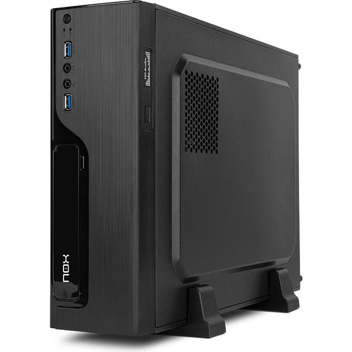 Nox Lite070 - PC - Schwarz - ITX - micro ATX - ABS - SPCC - Stahl - 7,5 cm - 25,6 cm (mATX, ITX), PC Gehäuse, Schwarz