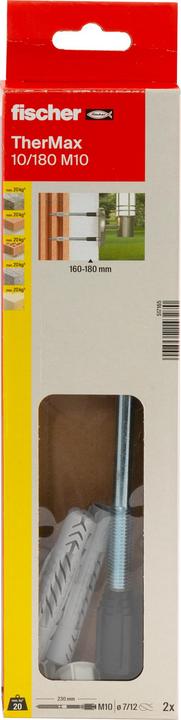 Produktbild Fischer TherMax 10/180 M10 (2 Stk.)