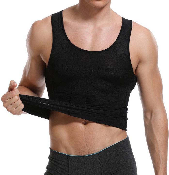 Immagine prodotto JTI Camicia a compressione senza maniche da uomo - Nero, XXL (XXL)