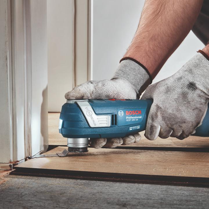 Actual product image Bosch Professional Bosch GOP 18V-34 Professional Akku Multi Cutter 18 V Starlock Plus + 1x Akku 5,0 Ah + Ladegerät