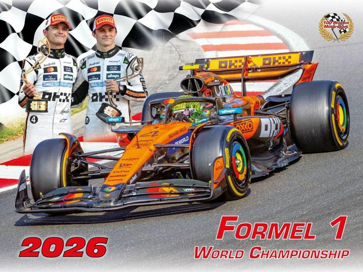 Produktbild Formel 1 World Championship Kalender 2026