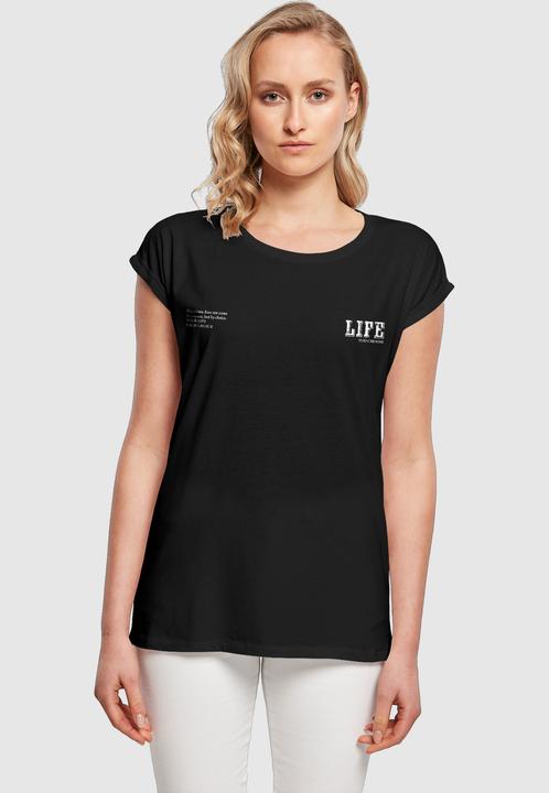Produktbild Merchcode Ladies Life Extended Shoulder Tee - 139221 (S)