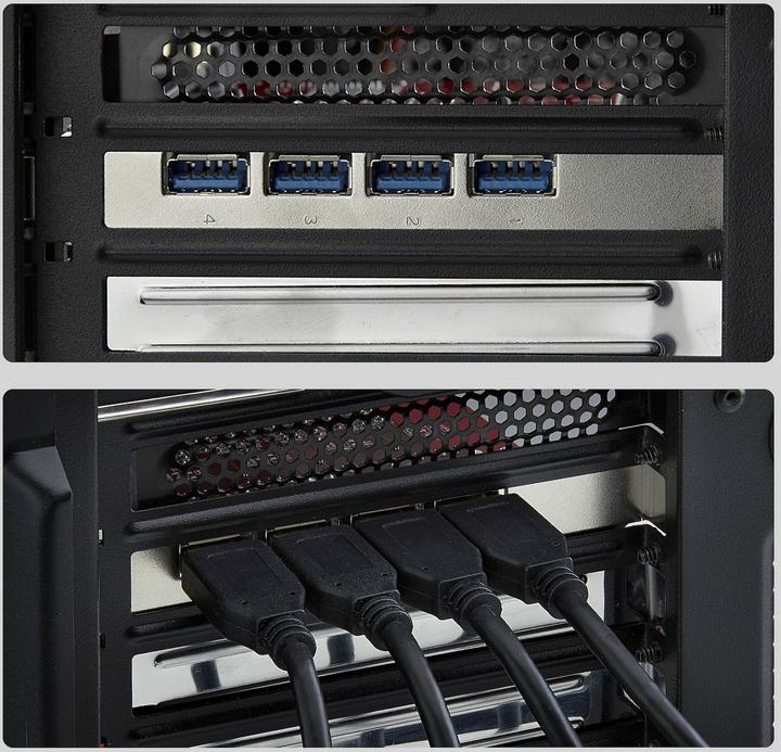 Productafbeelding StarTech 4-PORT USB-A 10GBPS PCIE CARD. NMS NS INT