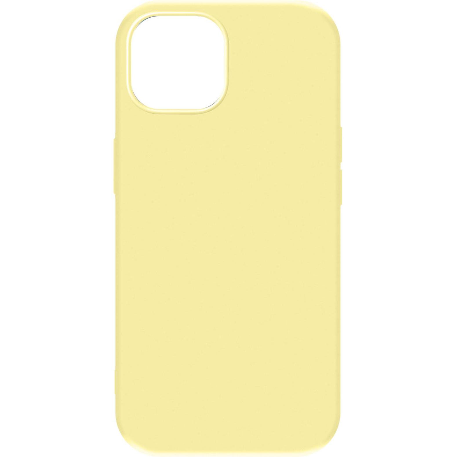 Avizar Soft Touch Series (Apple iPhone 15), Smartphone Hülle, Gelb