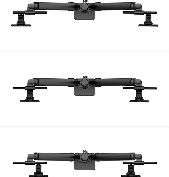 Produktbild Neomounts Tischhalterung duo 100x100 11kg/24-34"/schwarz/voll beweglich (Tisch, 34", 11 kg)