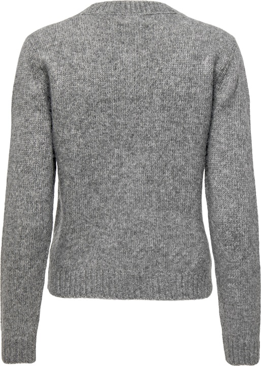 Immagine prodotto JdY Knit Fit Scollo rotondo Polsini a coste Pullover Maglione lavorato a maglia (L)