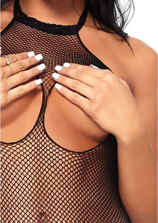 Image du produit Leg Avenue Nahtloses Neckholder-Catsuit (Taille unique)