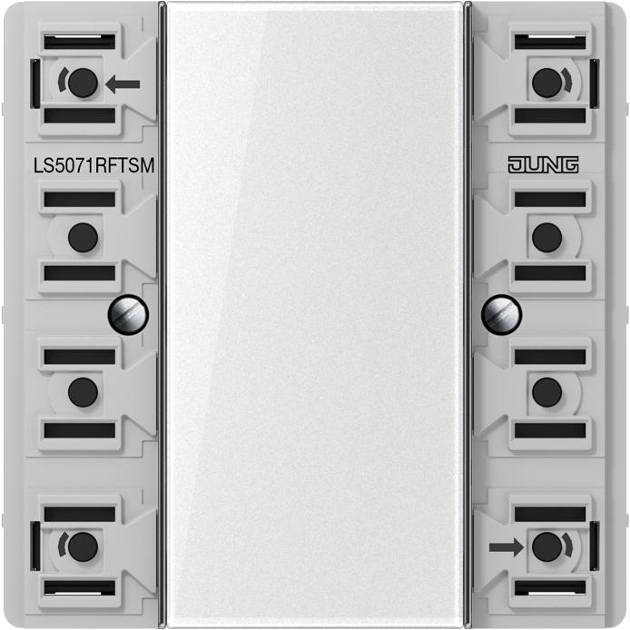 JUNG, Zubehör Schalterprogramm, Wandsender-Eins KNX-Funk LS AP 1Kan LS5071RFTSM