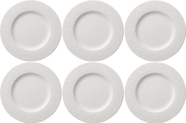 Frühstücksteller Manufacture Rock blanc (1 x, 22 cm)