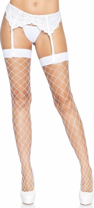 Produktbild Leg Avenue Grossmaschig - Schwarz/Weiss (One Size)