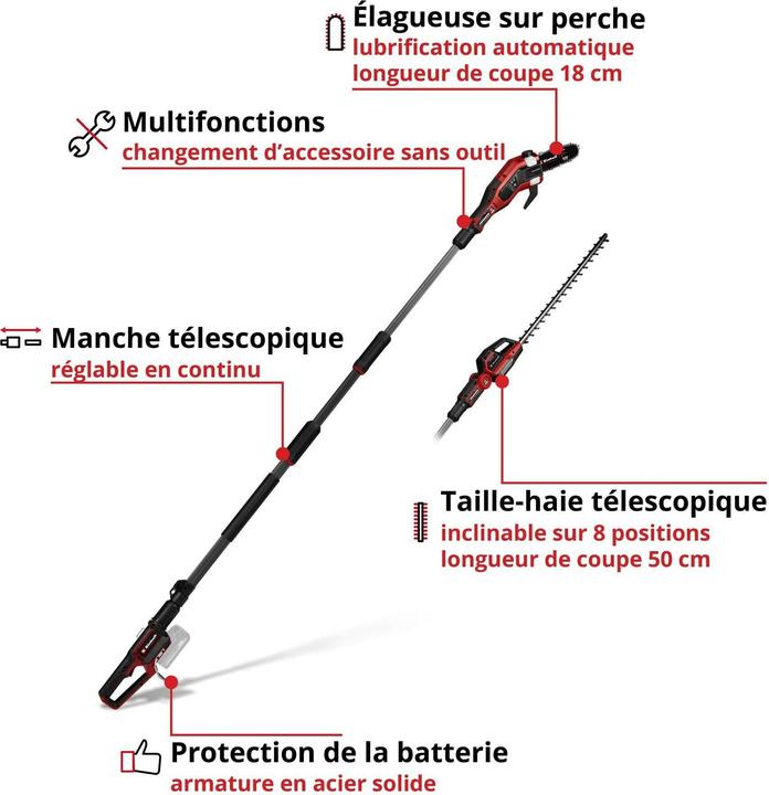 Produktbild Einhell GP-HC 18/5020 Li T BL-S