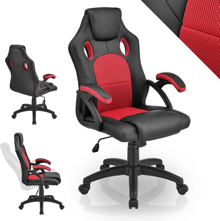 Actual product image Juskys Ergonomischer Racing Schreibtischstuhl Montreal