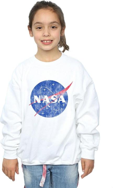 Immagine prodotto Nasa Felpa Logo Effetto Invecchiato Ragazze (140, 146)