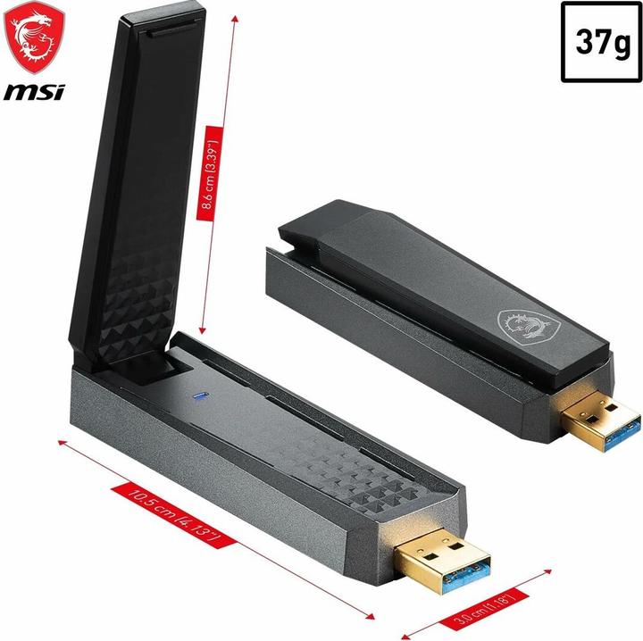Immagine prodotto MSI AX1800 (USB 3.2)