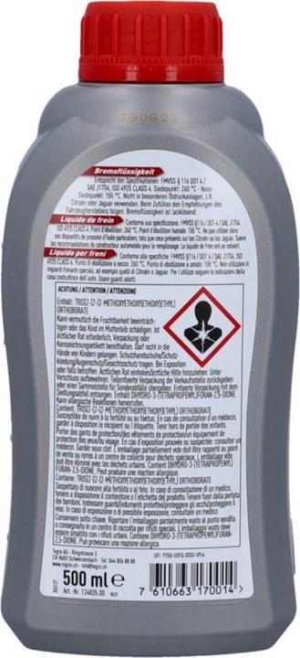 Actual product image Nigrin Brake fluid DOT4 (0.50 l)