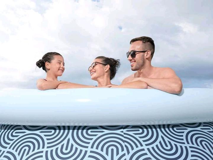Actual product image Bestway Fast Set Aufblasbarer Pool und Filterpumpe 29 W (457 x 84 cm)