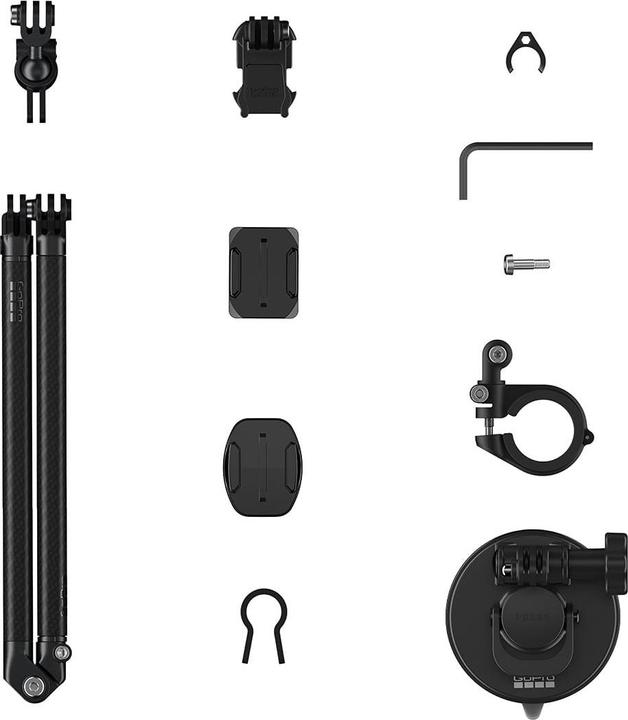 Immagine prodotto GoPro Braccio + Barra Di Montaggio (HERO8 Nero, Hero11 Nero Mini, Eroe 12, Hero 10 Nero, Hero 11 Nero, Eroe 9 nero)