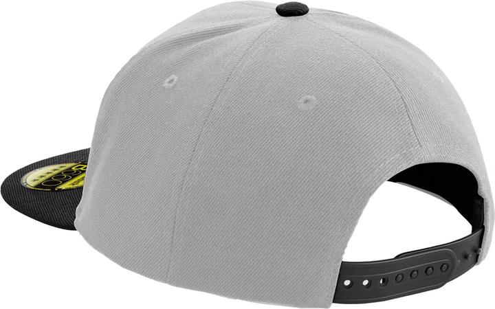 Actual product image Beechfield Original 6 Panel Flat Peak Snapback Cap