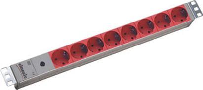 Image du produit Bachmann Bâti de prises 19" 8x contact de protection C14 mâle