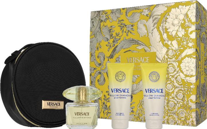 Actual product image Versace Yellow Diamond Eau De Toilette Spray 90ml Set 4 Artikel (Perfume set)