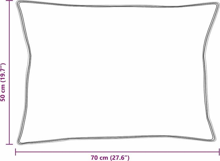 Produktbild vidaXL Bettkissen (50 x 70 cm)