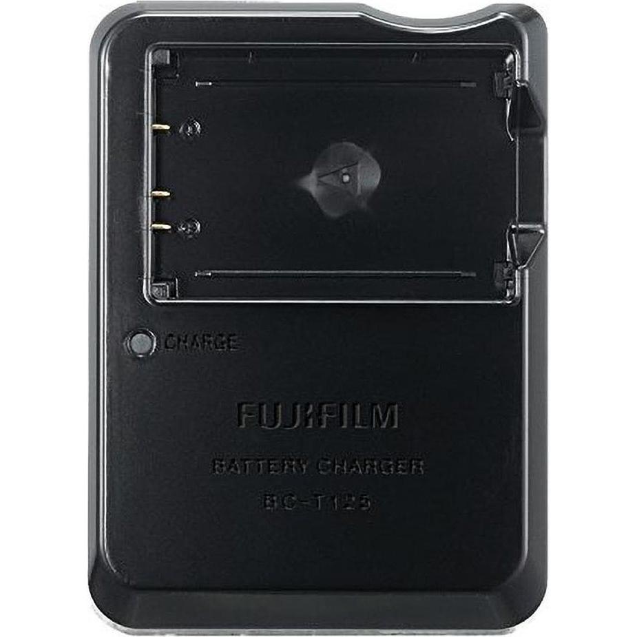 Fujifilm Original Akku SchnellLadegerät für BC-T125 (Ladegerät), Kamera Stromversorgung, Schwarz
