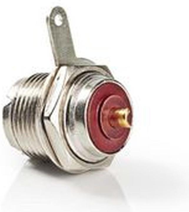 Produktbild Nedis PL259 Stecker gerade Buchse Vernickelt 75 Ohm Chassis Kabeleingangsdurchmesser: 5.0 mm Metall