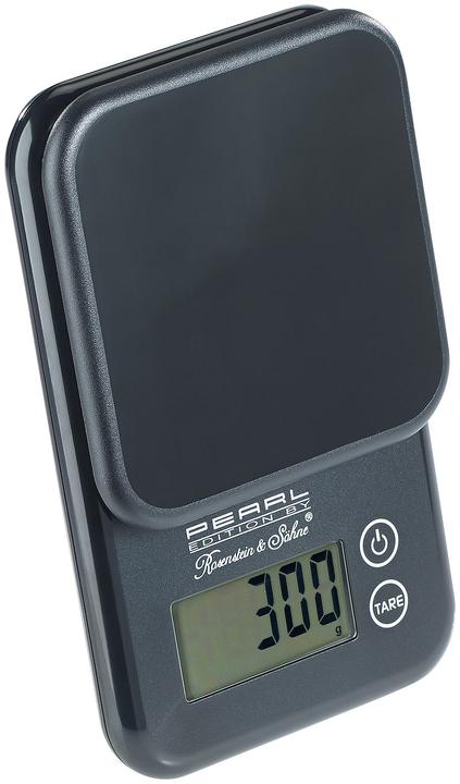 Pearl Balance numérique compacte avec commande tactile pour la cuisine et le bureau, jusqu'à 3 kg