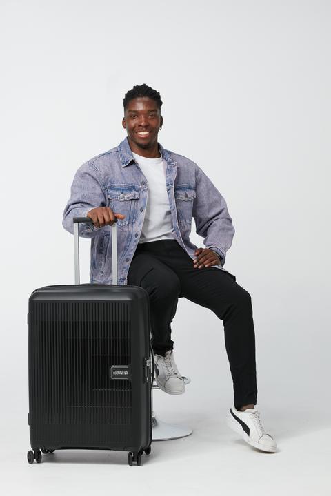 Produktbild American Tourister Reisekoffer Aerostep 66.5 L, Black (80 l)