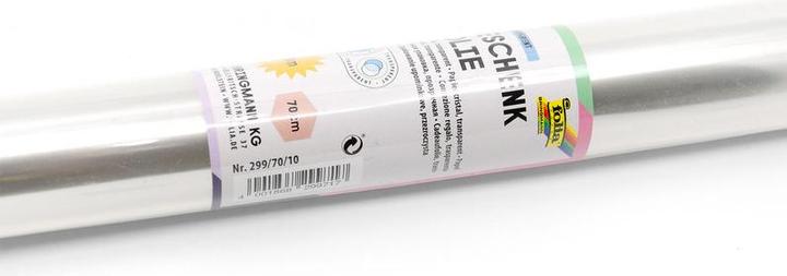 Produktbild Folia Geschenkfolie, transparent, 70 cm x 10 m (Geschenkfolie)