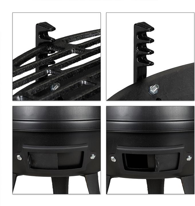 Image du produit Relaxdays Barbecue tonneau (35 cm)