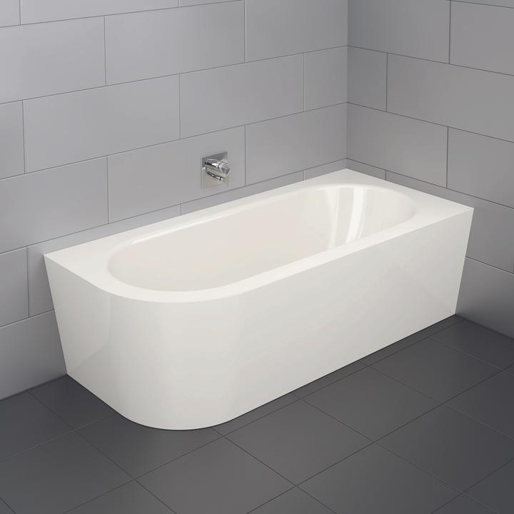 Produktbild Bette Raumsparbadewanne Starlet V Silhouette 80 x 175 cm wei glatt 6690 (122 l, 175 cm, 80 cm)
