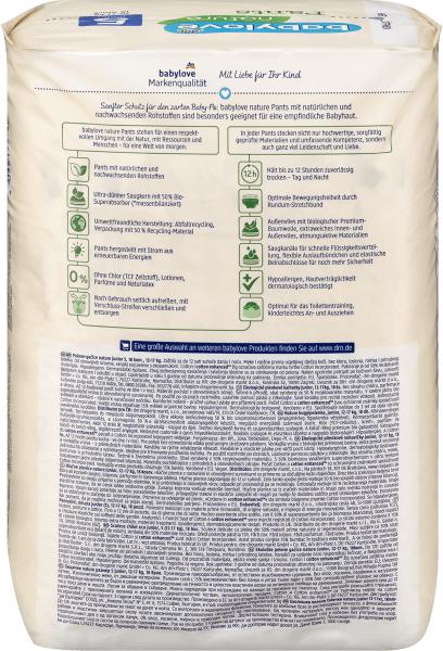 Immagine prodotto dm babylove nature Pants (Dimensione 5, Pacco trasportabile, 18 pz.)