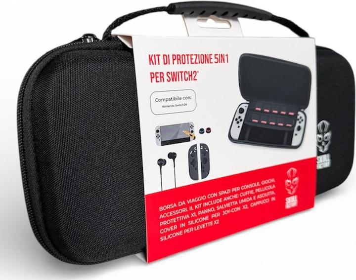 Produktbild Skull Factory , 5-in-1-Schutzkit Nintendo Switch, Hülle, Schutzfolie (Switch)