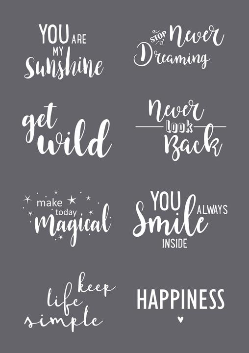 Produktbild Rayher Schablone "Statements", A5