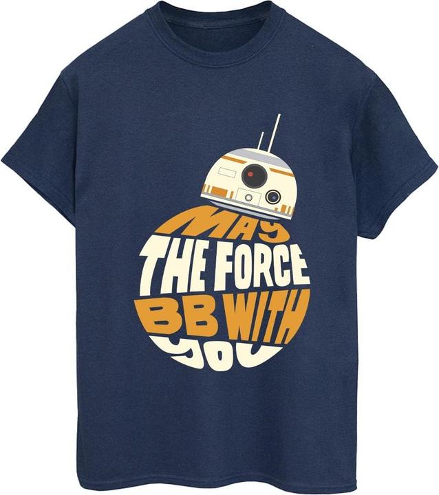 Immagine prodotto Star Wars May The Force BB8 Maglietta Ampia Donna (4XL)
