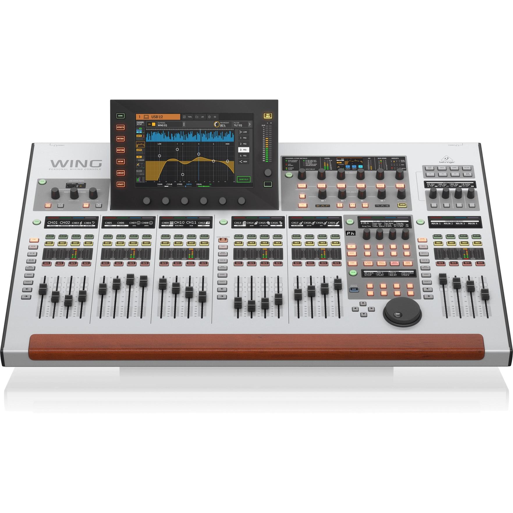 No Name Behringer WING Mikser cyfrowy (Studio- und Livemixer), Mischpult, Silber