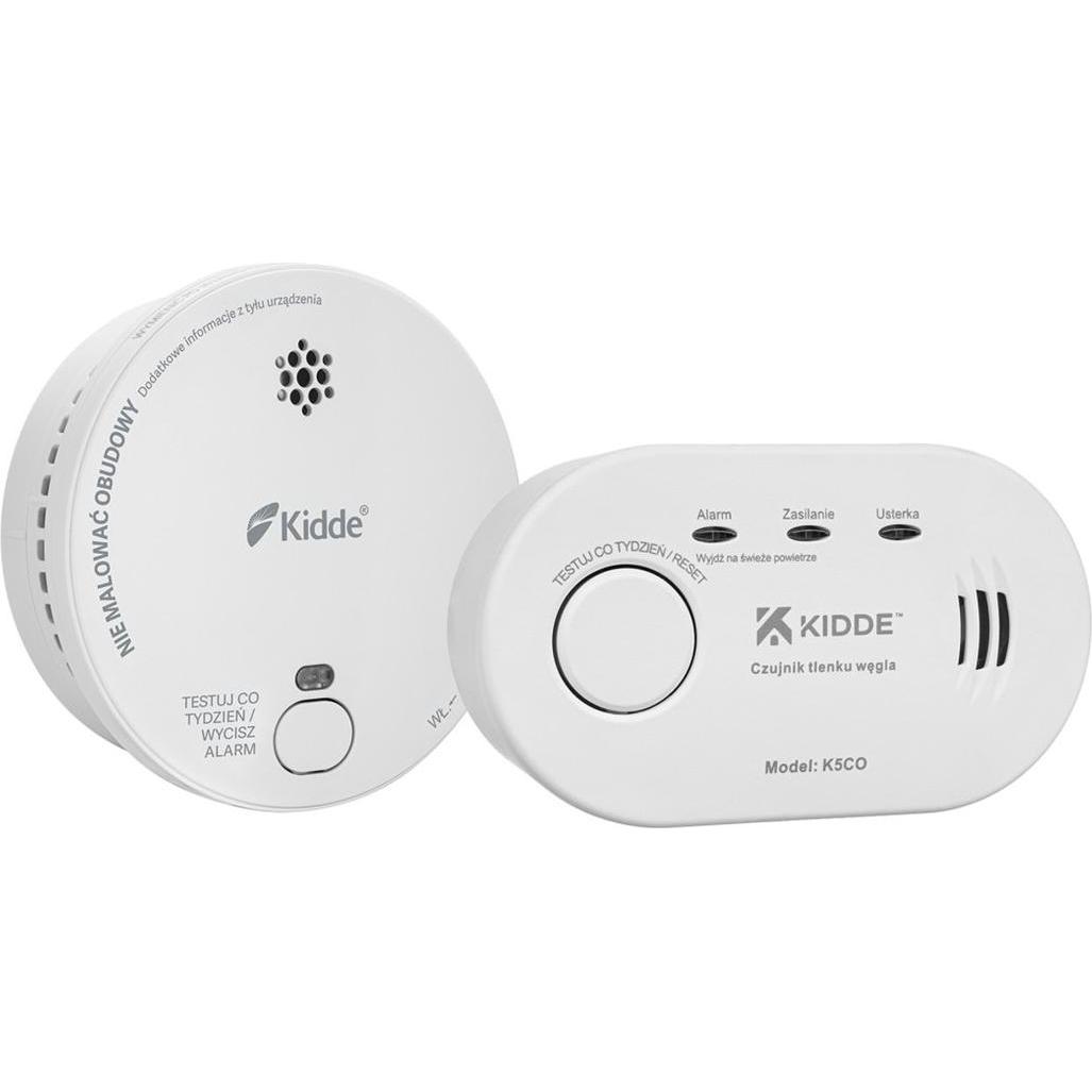 Kidde, Rilevatore di pericolo, KID-DSR-K5-PL Rauch- und Kohlenmonoxidmelder Set