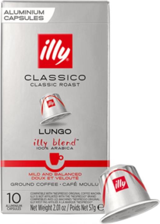 Actual product image Illy Classico Lungo (10 x Port.)