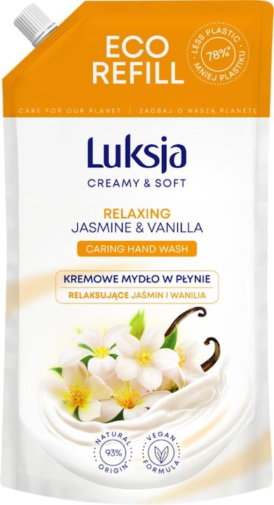 Immagine prodotto Luksja Sapone liquido cremoso, gelsomino, nel nostro magazzino centrale 900ml (Sapone liquido, 900 ml)