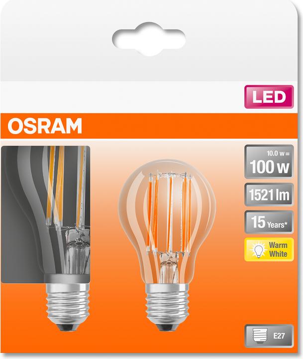 Produktbild Osram Led Retrofit Classic A (E27, 10 W, 1521 lm, 1 x, D)