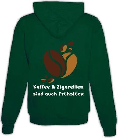 Immagine prodotto Schwesternuhr Felpa con cappuccio Coffee & Cigarettes Unisex (XL)