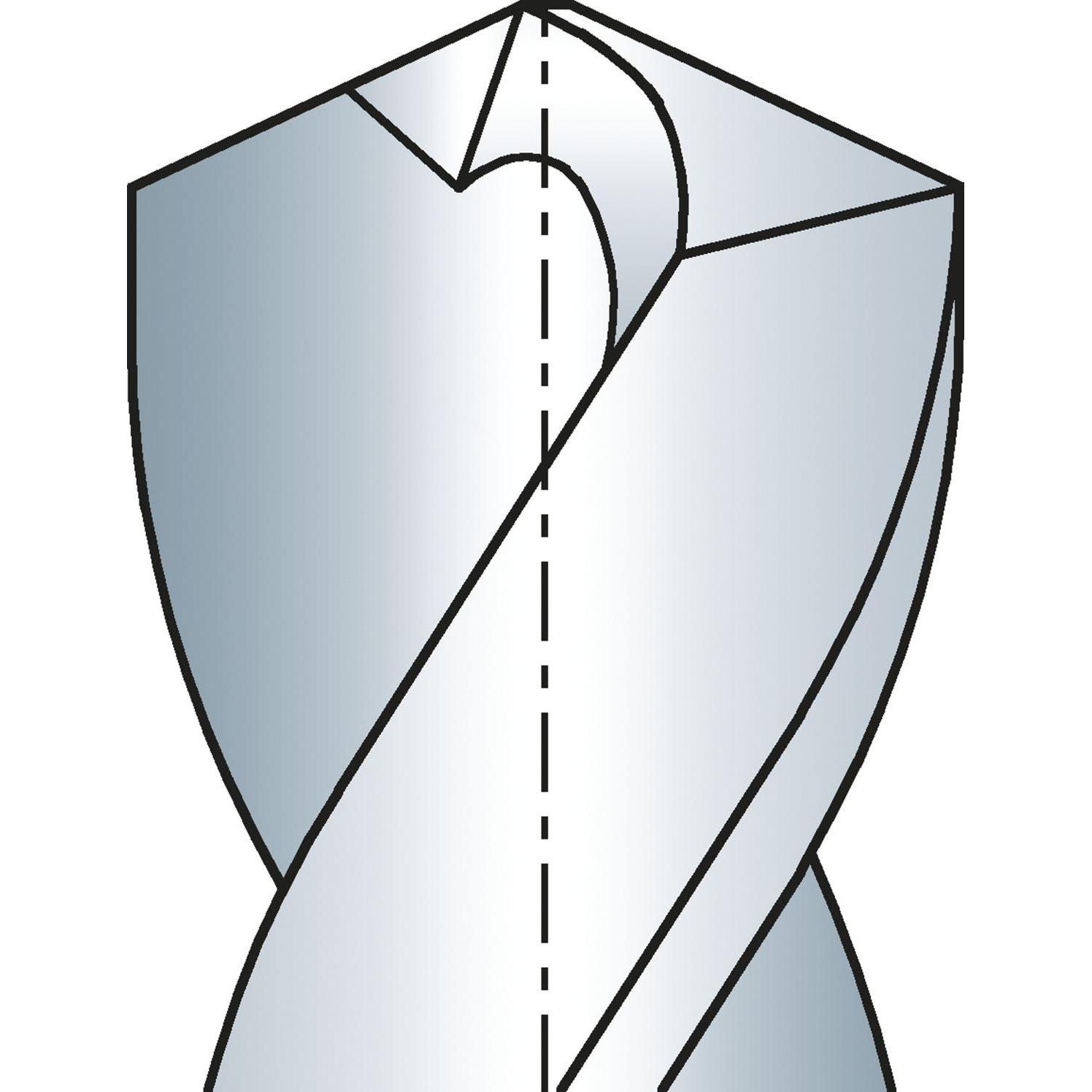 Thumbnail - Bohrcraft, Bohrereinsatz, Spiralbohrer DIN338RN HSS Co5 Zylinderschaft ø 9,5 mm, 10 Stück (9,5 Millimeter)