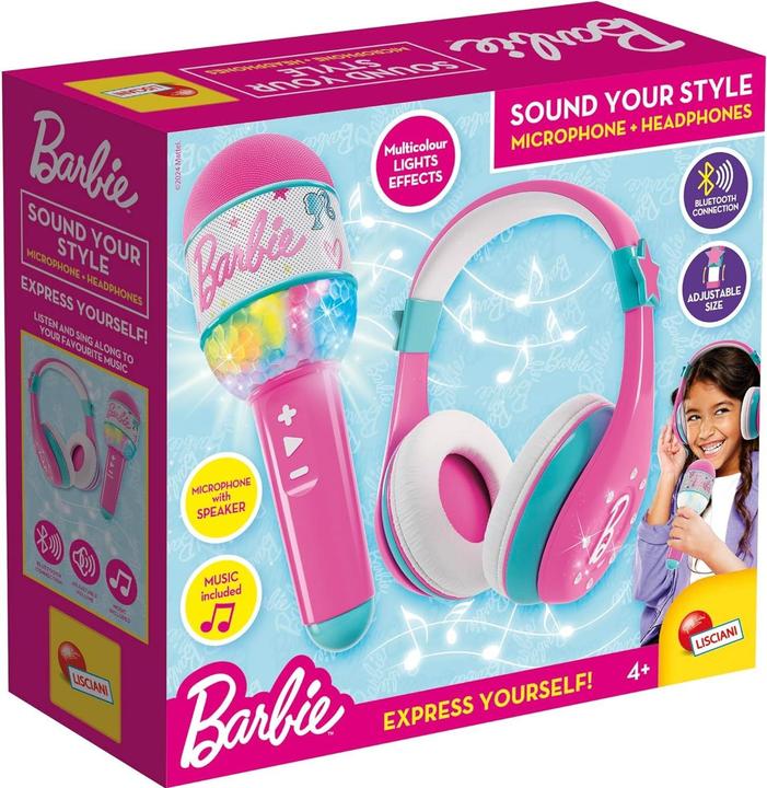 Actual product image Lisciani Barbie Sound Your Style toy microphone