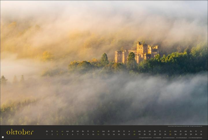 Produktbild Land of Legends Kalender 2026 - Schottlands Burgen und Schlösser (58 x 39 cm, Harter Einband, Deutsch)