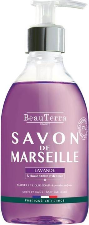 Immagine prodotto BeauTerra Sapone liquido lavanda di Marsiglia (Sapone liquido, 1000 ml)