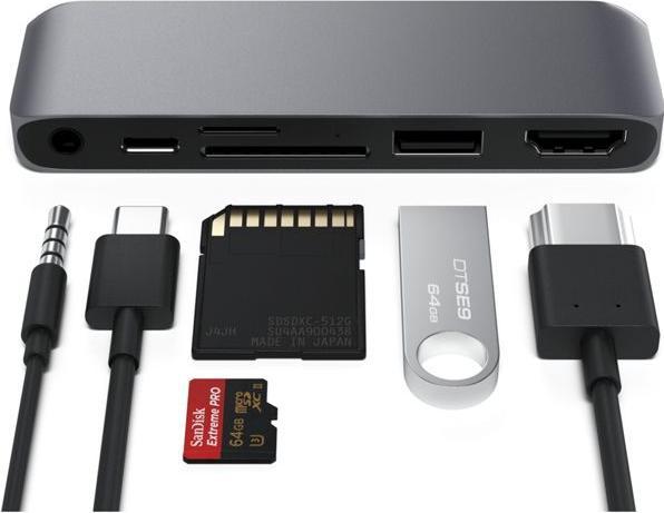 Produktbild Satechi USB-C Mobile Pro Hub (USB-C, 6 Ports)
