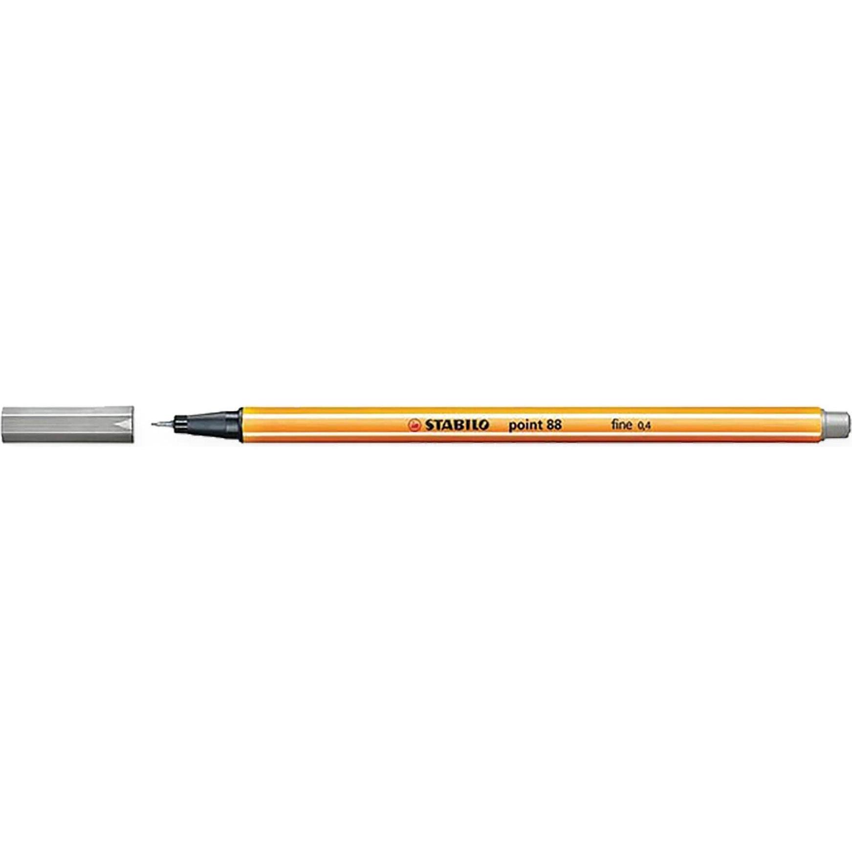 Stabilo Arancione/Bianchi 10X Penne, Punto 88 (1X)