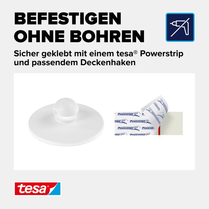 Produktbild tesa Insektenschutz COMFORT, Moskitonetz für Doppelbetten (125 x 250 cm)